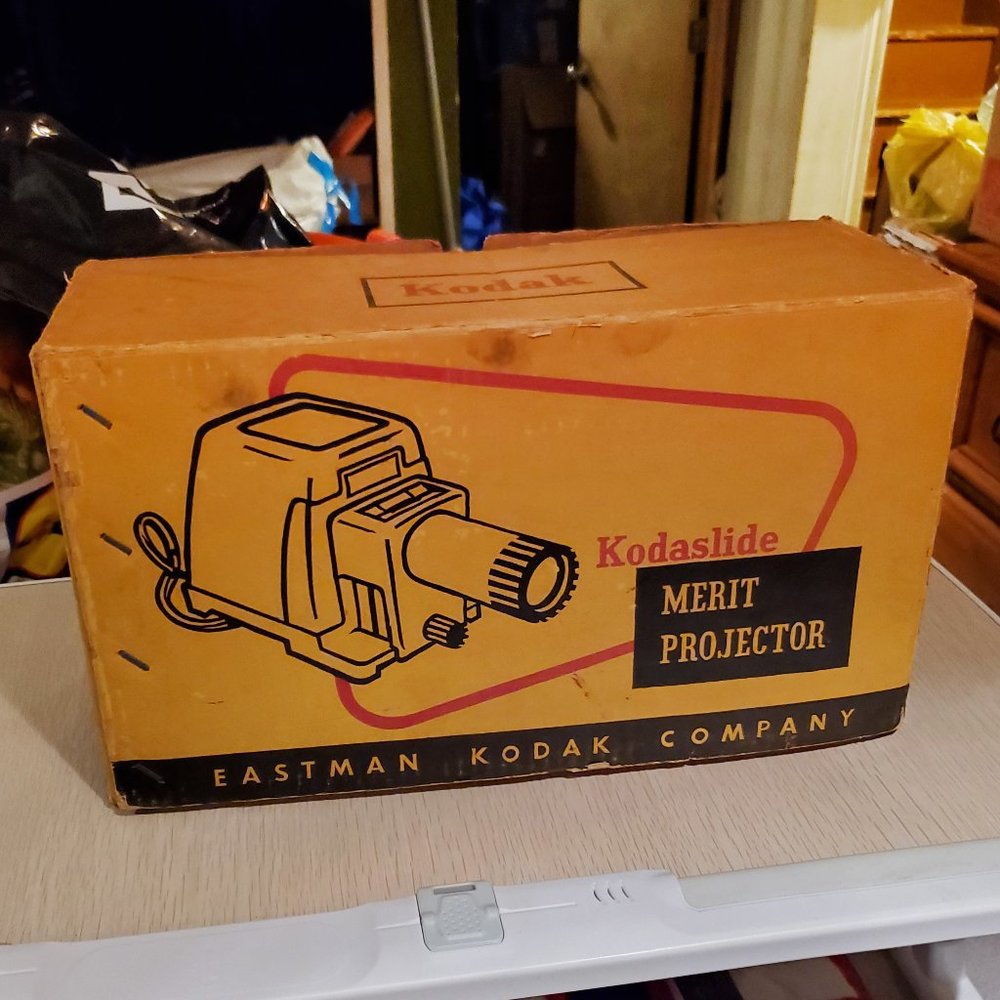 Vintage Kodaslide Merit Projector - Eastman Kodak Co 504-T Super 8 Viewer/Editor